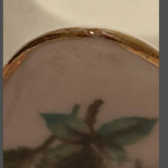 Vintage Toast Rack Creamer and Sugar Roses England - Picture 7 of 9